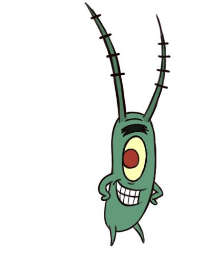 Bob'un Süngerinden Plankton çizmek için