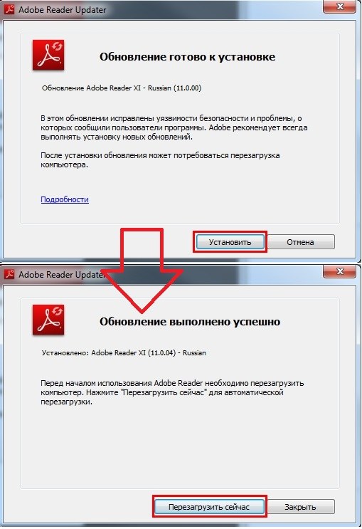 Adobe Reader'ı güncelleme